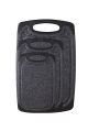 1 Piece Sesame Dot Texture Plastic Cutting Board Set, Household Cutting Board, Hangable, Non-Slip, Thickened, for Categorized Cutting.