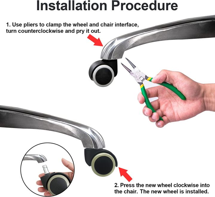 5Pcs%20Office%20Chair%20Wheels%20Replacement-Office%20Chair%202''Casters,Smooth%20&%20Safe%20Rolling%20for%20All%20Floors%20Including%20Hardwood%20and%20Carpet%20-%20Image%205