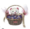 Cadbury Dairy Milk Chocolate Gift Basket with Small Cute Teddy Bear.. 