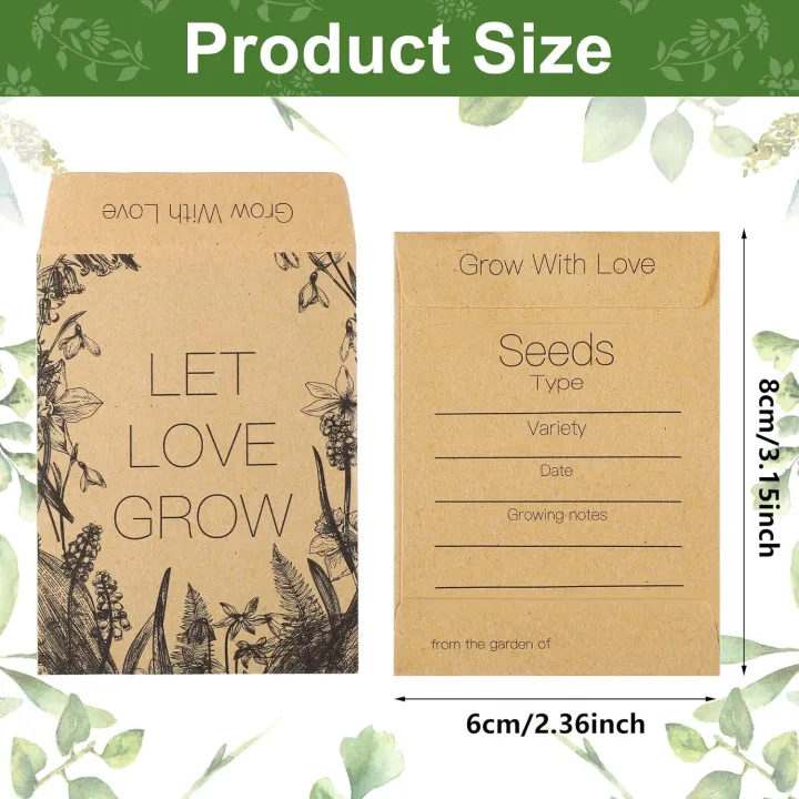 50/100%20Pcs%20Packets%20Unfilled%20Kraft%20Wedding%20Favors%20Packets%20Self%20Adhesive%20Rustic%20Envelopes%20Small%20Flower%20Storage%20Packets%20-%20Image%202