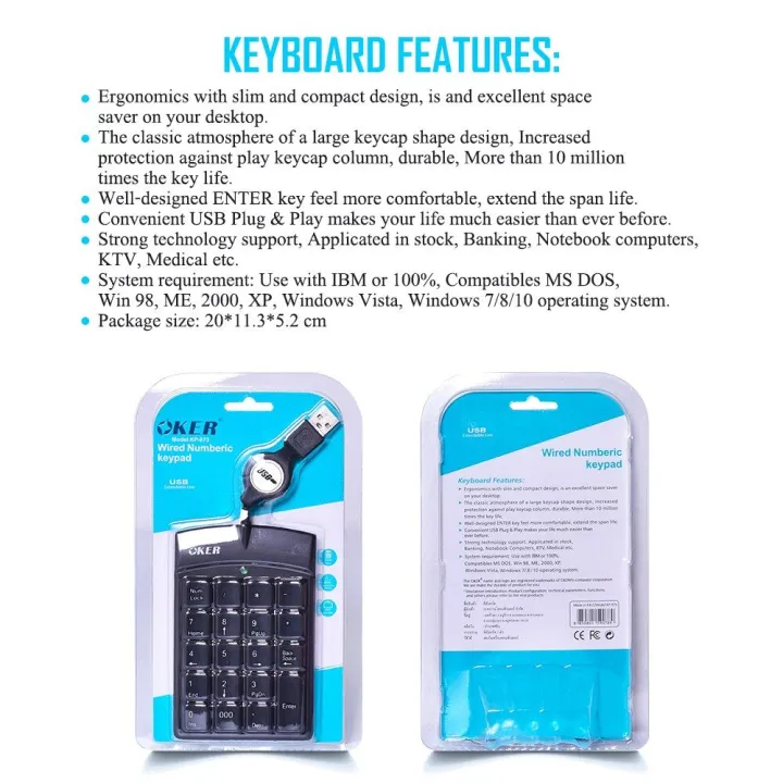 %F0%9F%9A%80%20Fast%20Delivery%20%F0%9F%9A%80%20%20%20Oker%20Keyboard%20Wired%20Numeric%20Mini%20Keypad%20Kp-973%20Wired%20Numeric%20Keyboard%20Standard%20Numeric%20Keypad%20#%20Dm%20973%20-%20Image%208