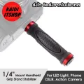 Camera Accessories, aluminum handle, rubber grip, extendable tripod for DSLR, action camera, flash and other accessories. 