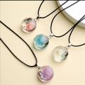 handmade butterfly necklace with resin handmade jewelry. 