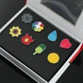 Pokemon Gym Badges Kanto Johto Hoenn Sinnoh Unova Kalos League Region Orange Islands Pins Brooches Box Set Pocket Monster.