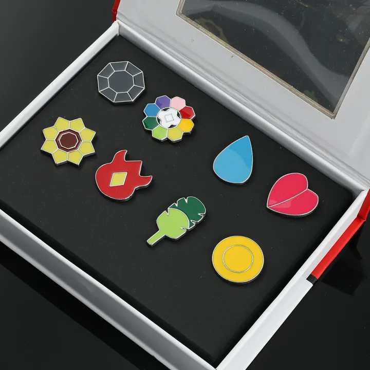 Pokemon%20Gym%20Badges%20Kanto%20Johto%20Hoenn%20Sinnoh%20Unova%20Kalos%20League%20Region%20Orange%20Islands%20Pins%20Brooches%20Box%20Set%20Pocket%20Monster%20-%20Image%206