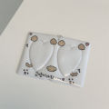 Cute Dual Card Position Photo Card Holder 3inch Couple Photo Protection Cover  Idol Photo Card Holder Pendant Ornaments. 