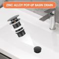 Basin vanity push waste 6 inch black color bathroom push complain. 