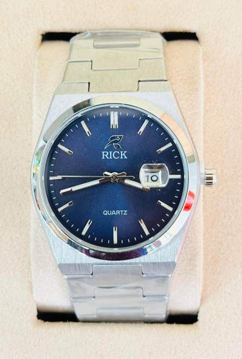 New Men’s And Boys Casual Silver/Black/Gold Rick Watch | Daraz.lk