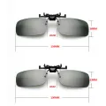 1Pc Car Night Safety Driving Glasses Clip On Sunglasses For Men Women Night Vision Glasses Anti-glare Driver Goggles Sunglasses. 