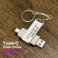 2 in 1 metal body USB 3.0/2.0 high speed pendrive type c / USB port pendrive original storage pendrive.