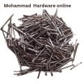 Iron Nails to be used on wood, (100 grams) 3/4 inch, 1 inch, 1.25 inch, 1.5 inch, 2 inch, 2.5 inch, 3 inch, 4 inch, 5 inch, 6 inch also available shoe nails and wood plugs. 