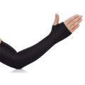 Pair Of Sleeves Multipurpose All Weather Arm Protector For Sports And Outdoor Activities Colour - Black. 