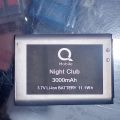 Q Mobile Night Club ORIGINAL BATTERY WITH 3000MAH CAPACITY BRAND NEW BATTERY. 