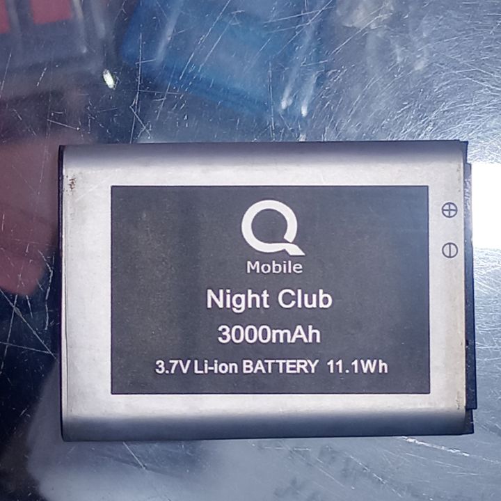 Q Mobile Night Club ORIGINAL BATTERY WITH 3000MAH CAPACITY BRAND NEW BATTERY