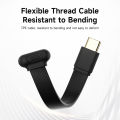Hagibis USB4 Right Angle Cable Type C Fast Charging Capsule mini Cord 240W 80Gbps Date for Thunderbolt 5/4 iPhone 17 Pro Max 16.