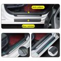 Anti Scratch Car Door Sill Protector Sticker Nano Carbon Fiber DIY Paste Protector Strip Auto Side Mirror Protection Tape Film. 
