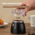 1Pc Universal Coffee Tamper & Distributor - Food Grade ABS Espresso Tool, Rotary Powder Dosing Ring for Moka Pot Leveler.