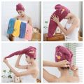 Women Soft Microfiber Towels Shower Cap Towel Bath Hats for Women Dry Hair Cap Quick Drying Soft for Lady Turban Head Girl Towel. 