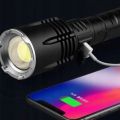 P90 Rechargeable LED Flashlight Torch. 