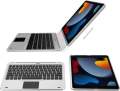Arteck iPad 9th Gen 10.2-inch 2021 Keyboard Case with Track Pad, Bluetooth Keyboard with Folio Full Protection Case and Touch Pad for Apple 10.2-inch iPad 9 iPad 8, 7 with 130 Degree Swivel Rotating. 