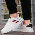 New Men's Casual Shoes Lightweight Breathable Men Shoes Flat Lace-Up Men Sneakers White Business Travel Unisex Tenis Masculino. 