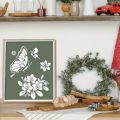 Bview Art Butterfly Stencils for Painting, 9-Pack Reusable DIY Templates for Wall Art, Spray Painting & Craft Projects.