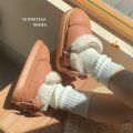 Cute Warm Ankle Boots Winter Women's Bow Warmth Plush Bow Cotton Shoes 2024 New Waterproof Down Cloth Short Barrel Snow Boots.
