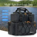 New multifunctional portable shoulder bag, handbag, fishing tool kit, outdoor camping waterproof fishing gear accessory kit.