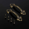 10Pcs Mini Antique Bronze Cabinet Pulls Drawer Door Knobs Jewelry Box Handles Cupboard Wooden Vintage Handles Hardware. 