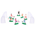 Football Game Kids Toy Celebration Goal Gate Pastry Art Birthday Cupcake Topper. 