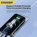 Essage 80W Car Charger USB Type C Dual Port USB Phone Charger PD Fast Charging For iPhone 13 Xiaomi Samsung iPad Laptops Tablets. 
