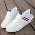 New Men's Casual Shoes Lightweight Breathable Men Shoes Flat Lace-Up Men Sneakers White Business Travel Unisex Tenis Masculino. 