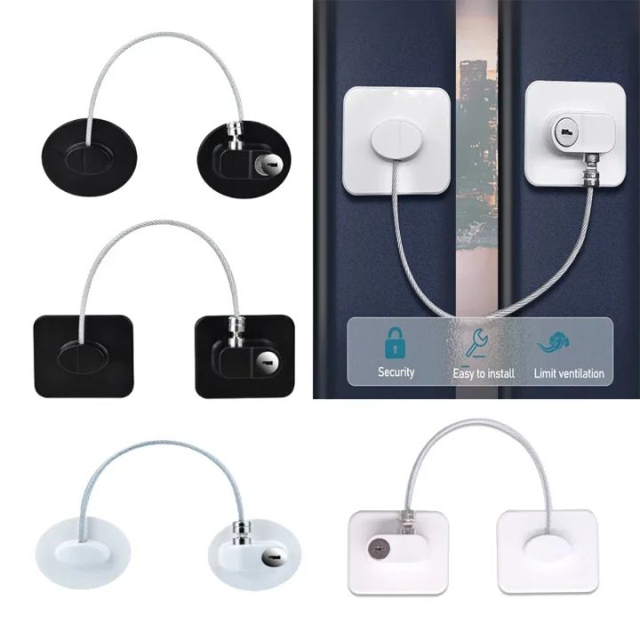 Child%20Safety%20Lock%20Cabinet%201%20Pc%20Fridge%20Door%20Lock%20Stainless%20Steel%20Cable%20Protection%20Kids%20Baby%20Home%20Window%20Lock%20Strong%20Fix%20-%20Image%206