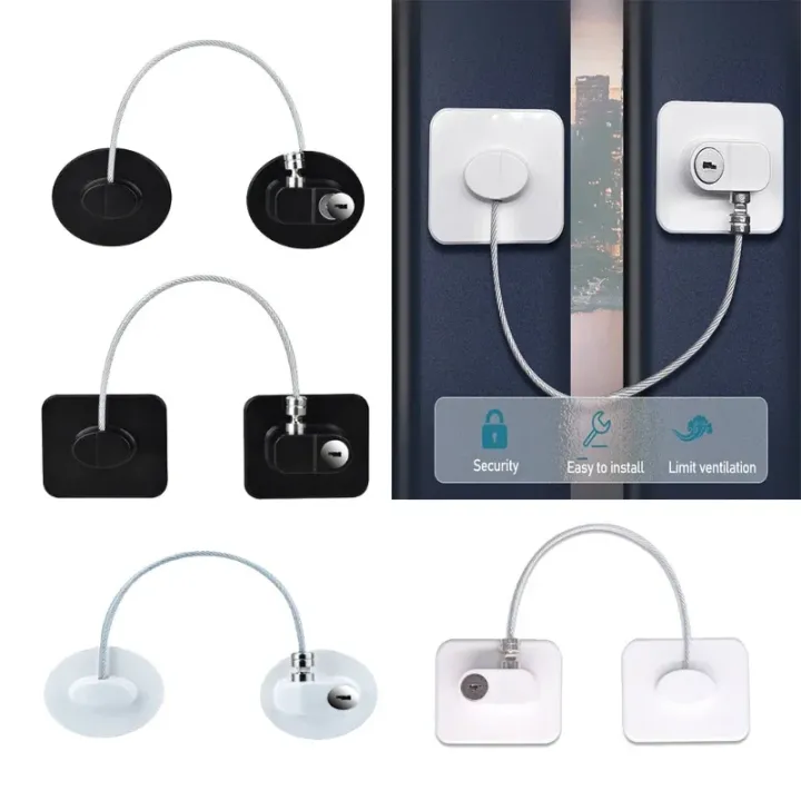 Child%20Safety%20Lock%20Cabinet%201%20Pc%20Fridge%20Door%20Lock%20Stainless%20Steel%20Cable%20Protection%20Kids%20Baby%20Home%20Window%20Lock%20Strong%20Fix%20-%20Image%206