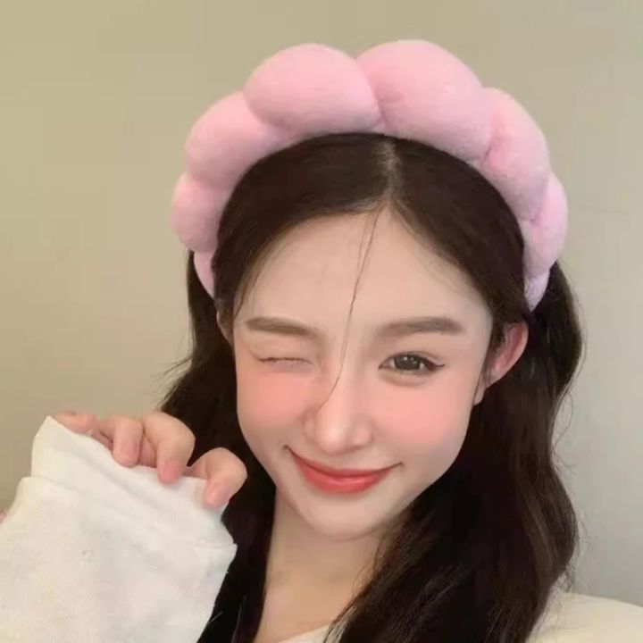 1/2/3PCS%20Stylish%20Washing%20Headband%20Set%20Wristbands%20Scrunchies%20Spa%20Bubble%20Headband%20for%20Washing%20Face%20Makeup%20Shower%20Skincare%20-%20Image%202