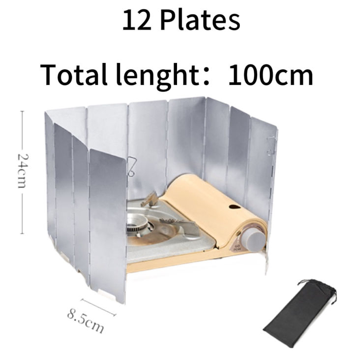 8/10/12/14/16Plates%20Stove%20Windscreen%20Aluminum%20Alloy%20Stove%20Wind%20shield%20with%20Drawstring%20Bag%20For%20Camping%20Burner%20Windproof%20Screen%20-%20Image%208