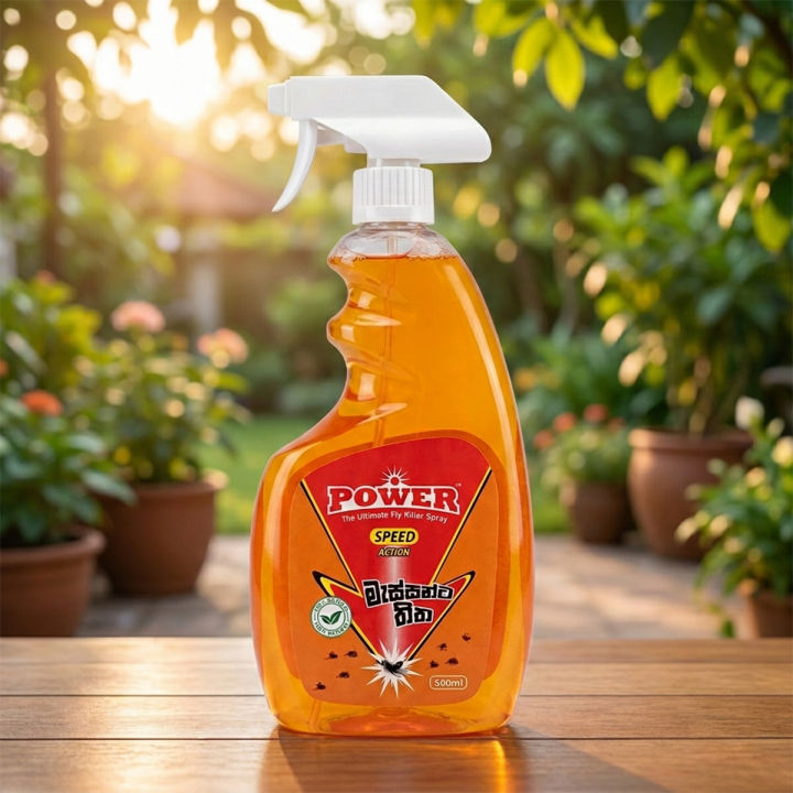 Power Ultimate Fly Killer Natural Herbal Spray - Turmeric Cinnamon Kasthuri Kohoba Formula for Indoor Outdoor Use