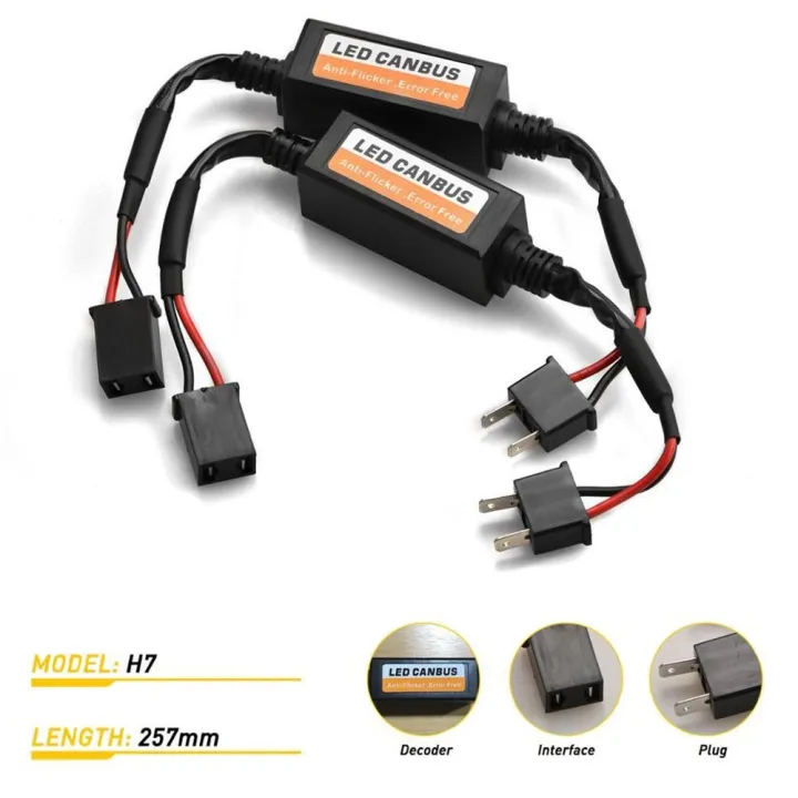 H1/H3/H4/H7/H8/H9/H11%20Automotive%20LED%20Canbus%20Load%20Resistor%20Controller%20Fault%20Eliminator%20LED%20Decoder%20Light%20Error%20Free%2012V%20Resistor%20-%20Image%207