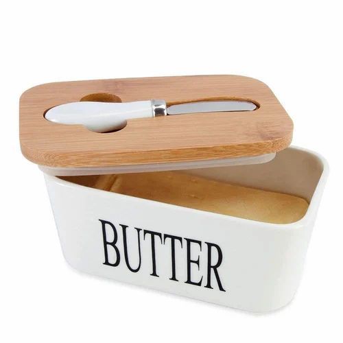 Premium Butter Dish with Knife Set – Elegant Glass Butter Holder for Kitchen, Freshness & Easy Serving