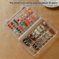 1Pc Dustproof Large Capacity Nail Art Storage Box Wearable Nail Patch Display Board Box Transparent Plastic Makeup Organizer. 