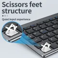Bluetooth Keyboard Three-mode Full-size Wireless Keyboard and Mouse Combo Multi-Device Rechargeable Keyboard Set. 