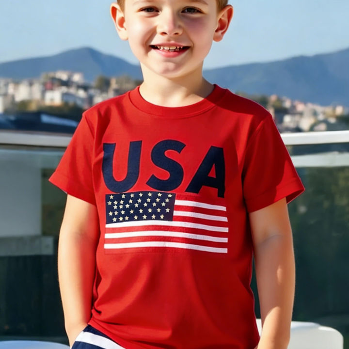 USA%20American%20Flag%20Graphic%20Printed%20Children%20T-shirt%20Independence%20Day%20Shirt%20Contracted%20Design%20Daily%20Life%20Casual%20Boys%20Girls%20Tshirt%20-%20Image%204