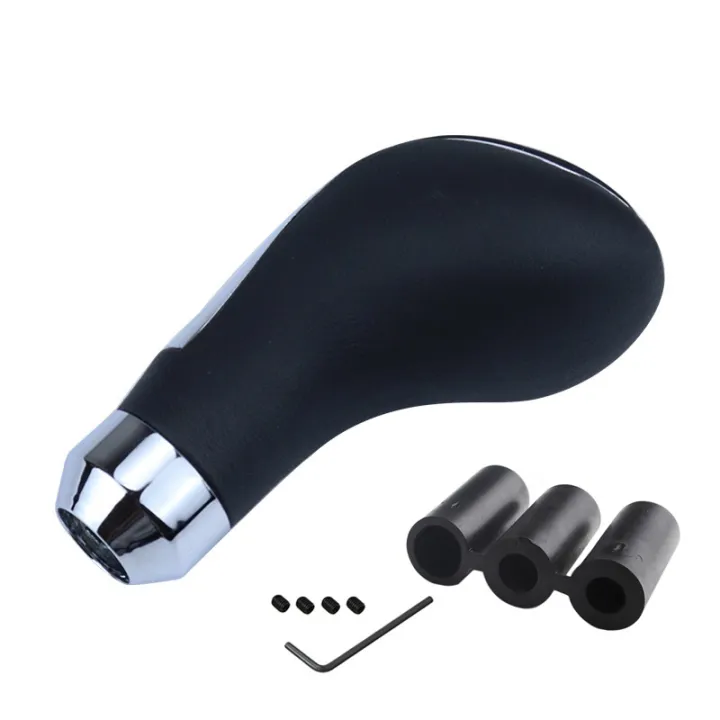 10.5cm%20Black%20Red%20PU%20Leather%20Universal%20Car%20Gear%20Shift%20Knob%20Gear%20Stick%20Manual%20Transmission%20Shifter%20Lever%20with%20Adapters%20-%20Image%205