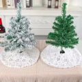 High-Quality Creative Christmas Tree Skirt 38/40cm Christmas Trees Foot Carpet Skirts Mat New Year Home Party Supplies.