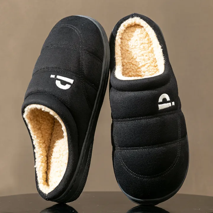 Men's%20Suede%20Slippers%20with%20TPR%20Sole%20Comfortable%20Soft%20Warm%20Sewn%20with%20Memory%20Sponge%20Pad%20Winter%20Indoor%20Living%20Room%20Shoes%20-%20Image%206