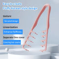 Volumizing Wide-Tooth Hair Styling Comb Fluffy Textured Styling Comb Roots Fluffy Korea Style Seam Covering Bangs Hair Combs. 