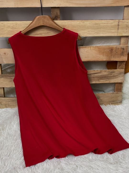 Plus%20Size%20Sleeveless%20Scalloped%20Hem%20Tunic%20Top%20for%20Women%20Casual%20Loose%20Fit%20Summer%20Blouse%20Lightweight%20and%20Breathable%20-%20Image%204