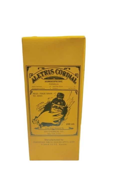 Pack of two Aletris cordial syrup, Treatment of menstrual cycle in women