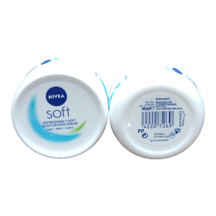 Soft Moisturizing Cream, Refreshingly Soft, Jar 50ml