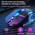 AIEACH Bluetooth Mouse Gaming Computer Rechargeable Wireless Mouse USB Mechanical E-Sports Backlight PC Gamer Mouse For Computer. 